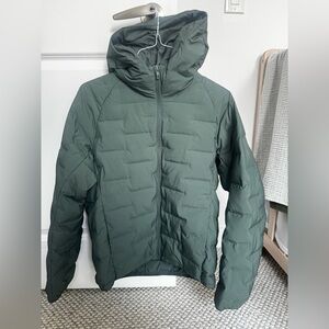 Uniqlo Green Puffer Jacket with Hood Men’s